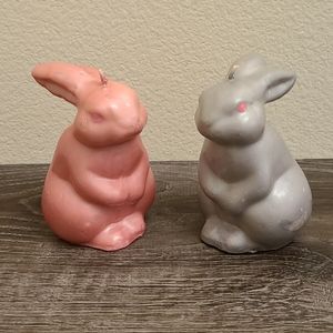 3D Easter Bunny Candles